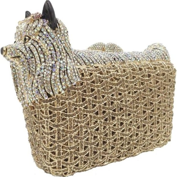 Crystal Rhinestone Evening Purse NWOT - Picture 2 of 7